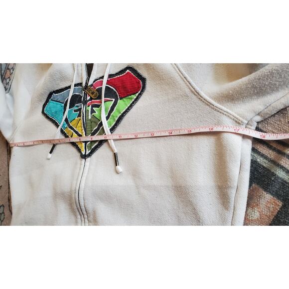 Roxy Zip Up Hoodie Sweater Jacket M - Picture 5 of 8